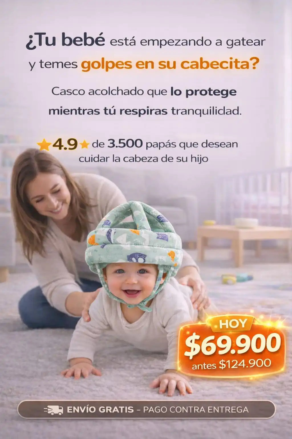 CASCO PARA BEBÉS ANTIGOLPES |SKIP*HOP®|2.0