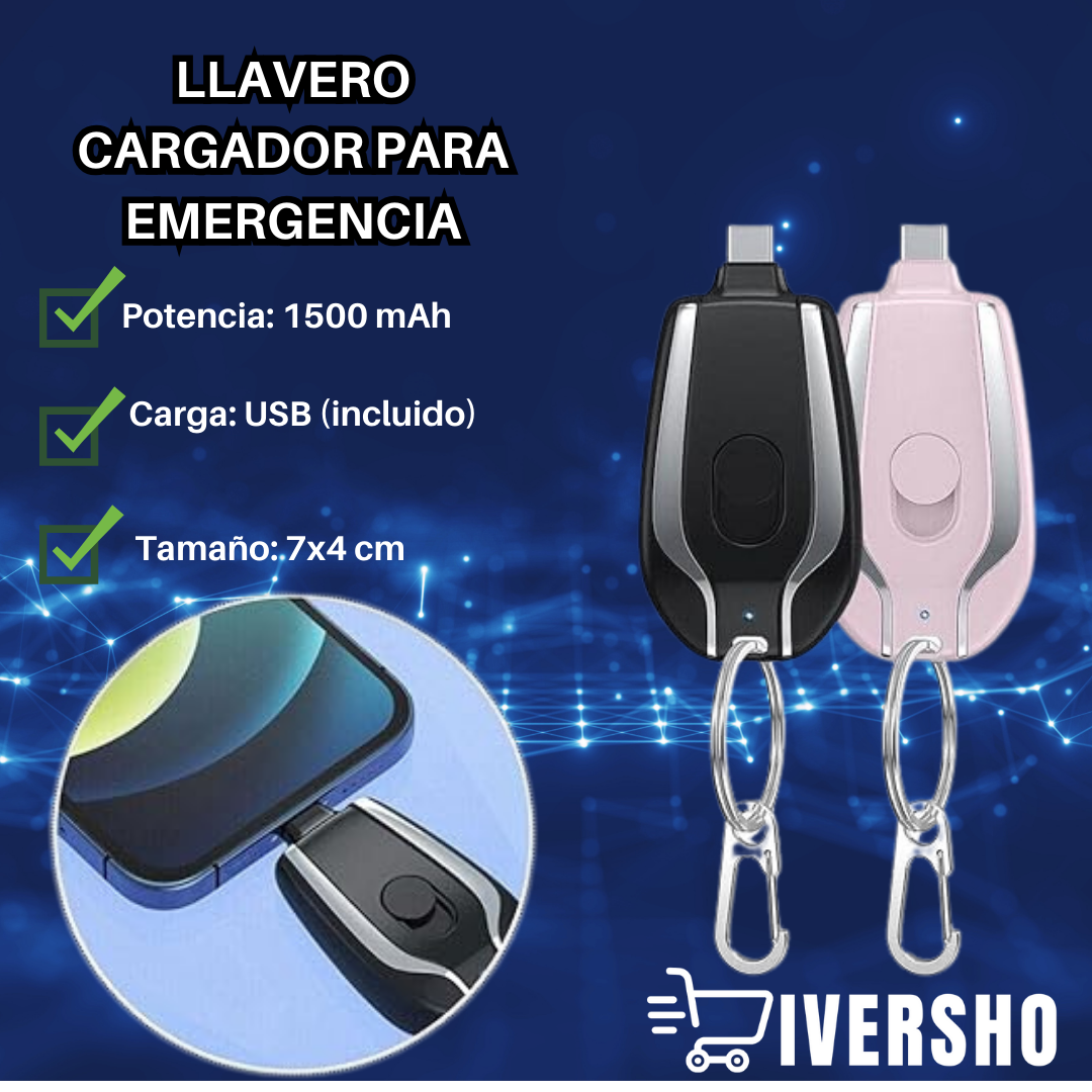 LLAVERO CARGADOR SALVAVIDAS