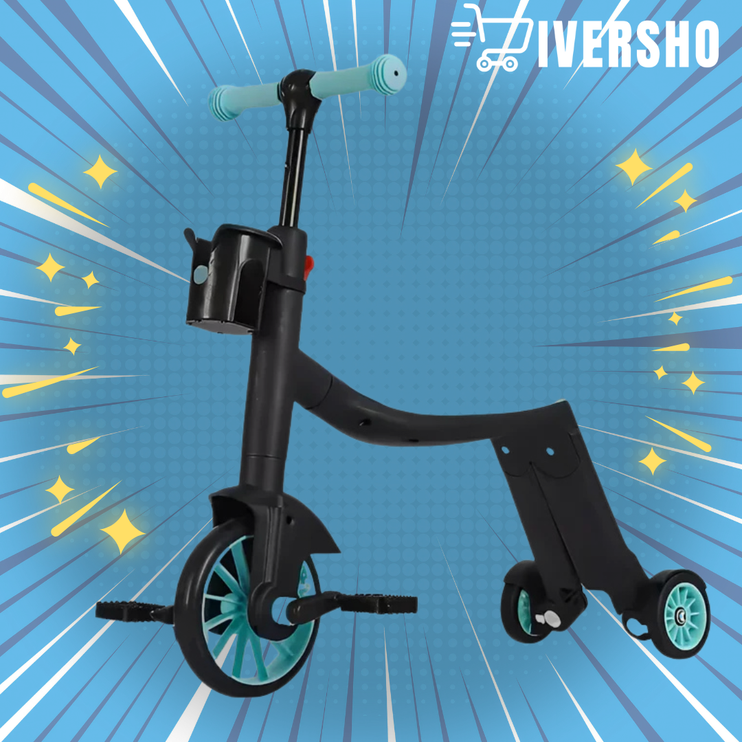 Monopatín 3 En 1 Triciclo Bici