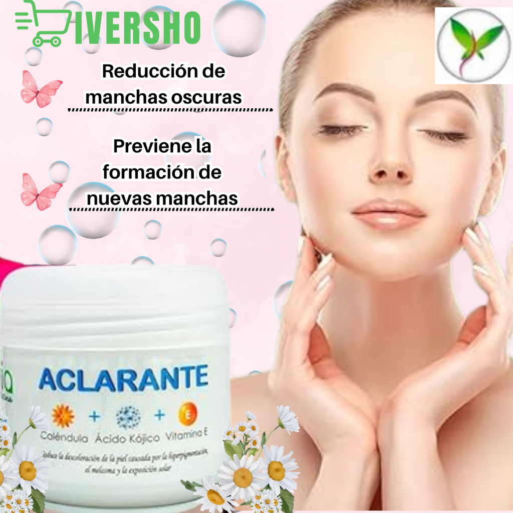 Crema Aclarante Y Despigmentante Natural