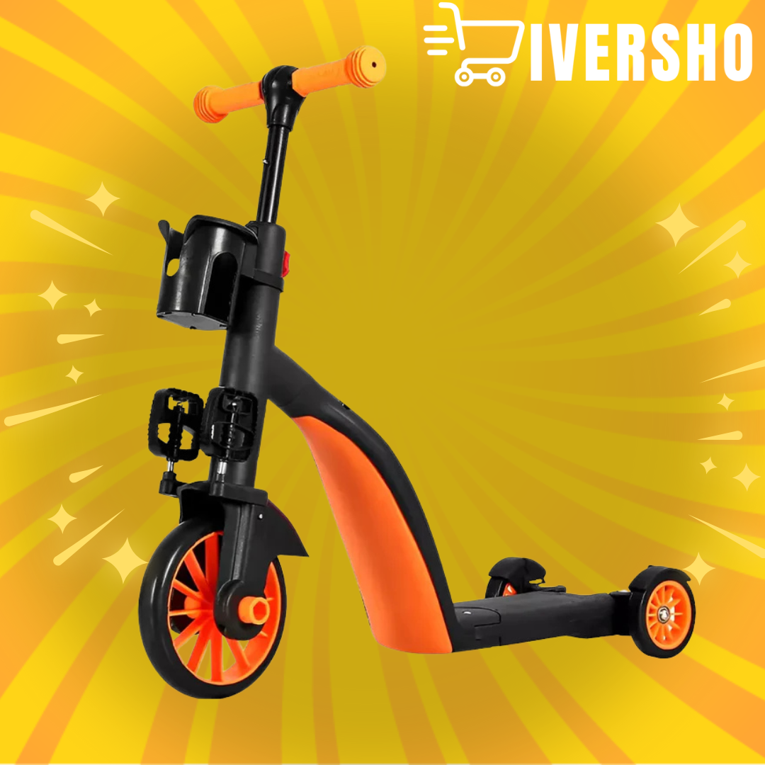 Monopatín 3 En 1 Triciclo Bici