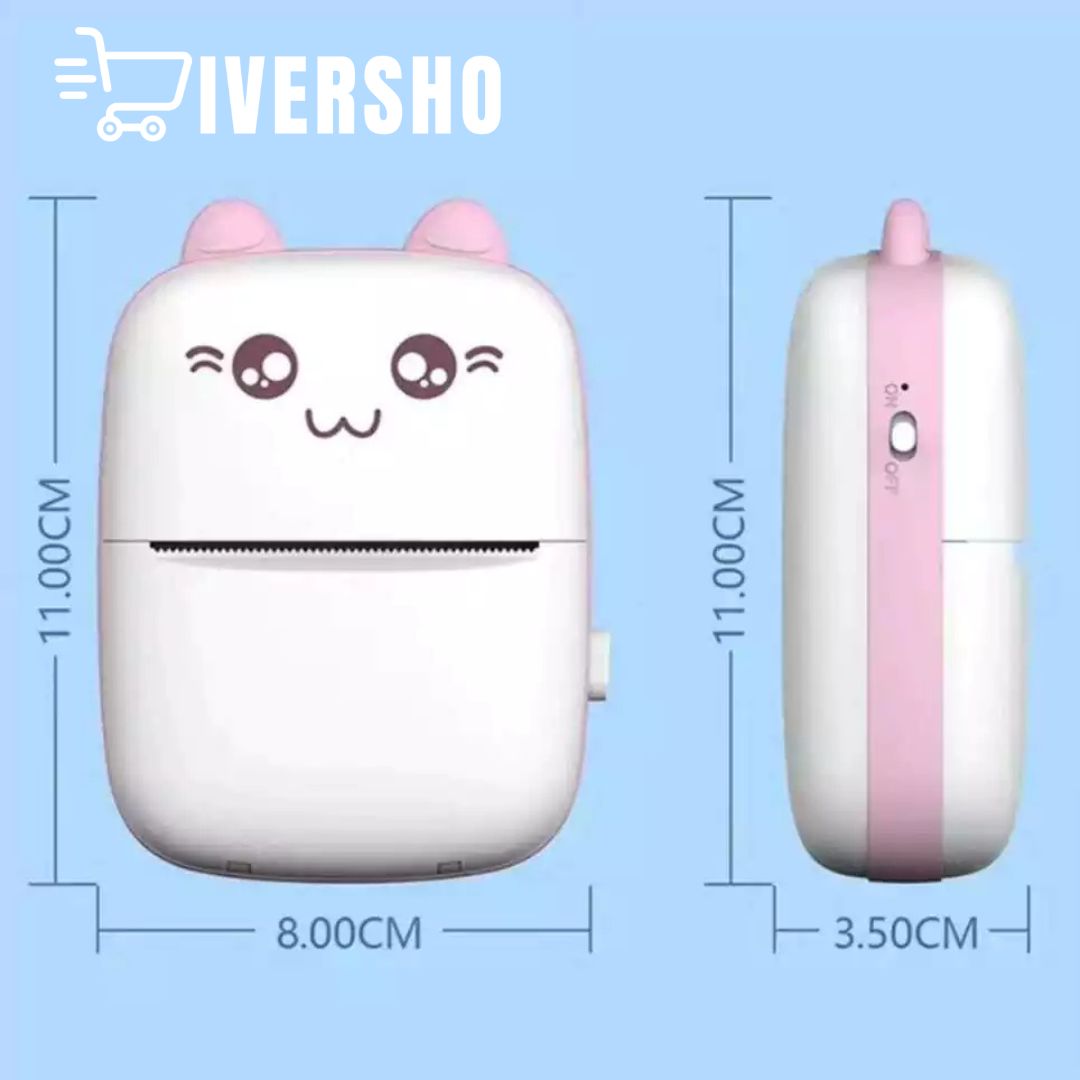 Mini Impresora Inalambrica + 6 rollos gratis para imprimir