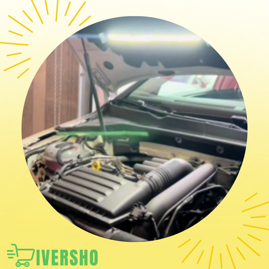 Luz LED de trabajo en capo carro