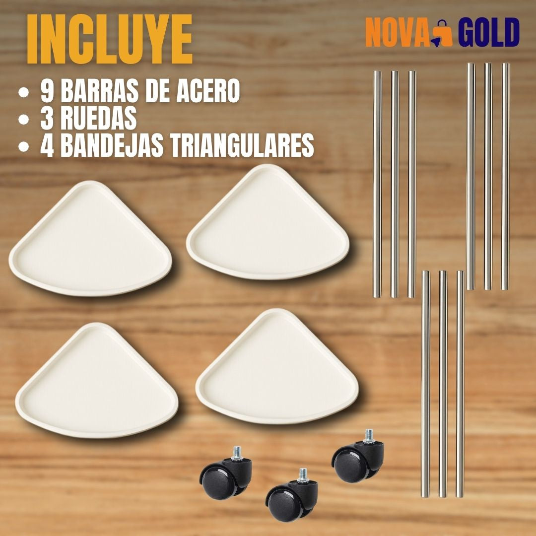 ESTANTE DE ESQUINA MULTIFUNCIONAL PREMIUN 90°|IKEA®|