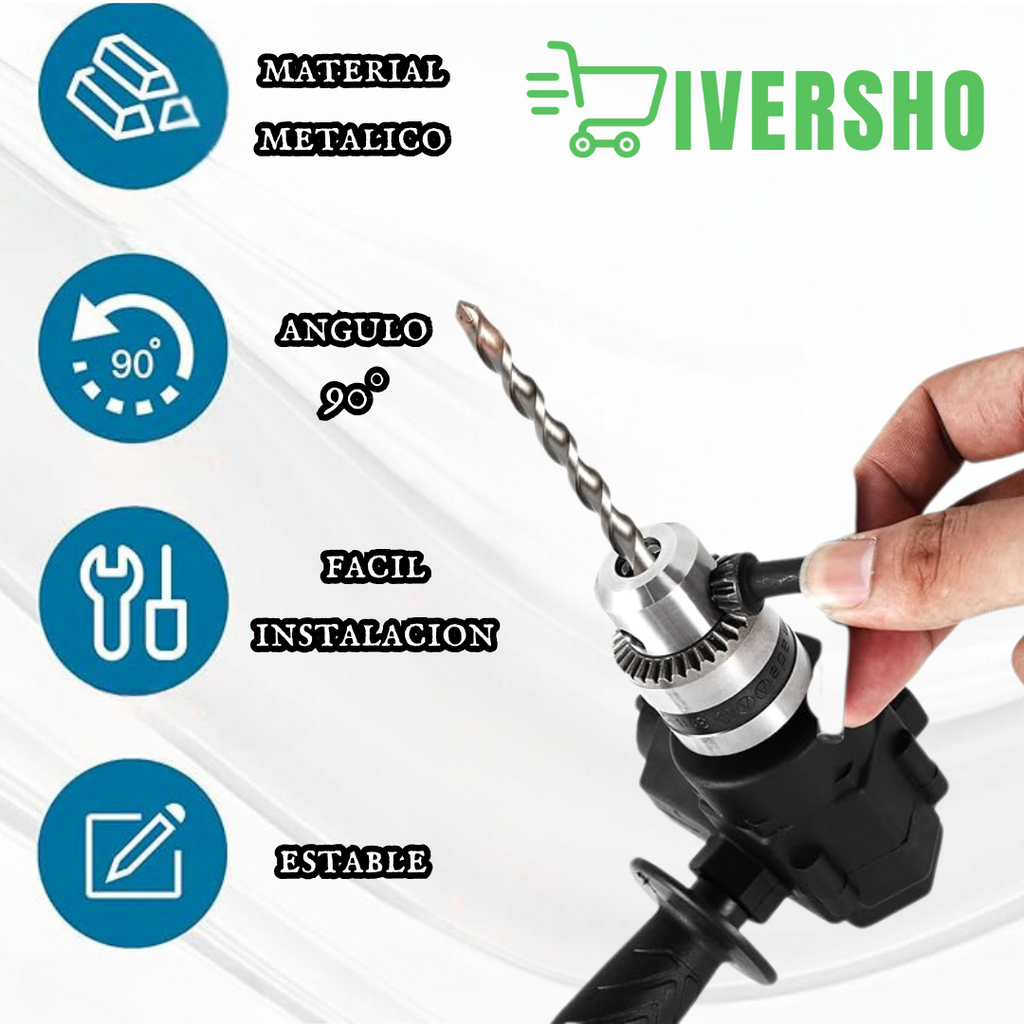 Adaptador en Angulo para taladro