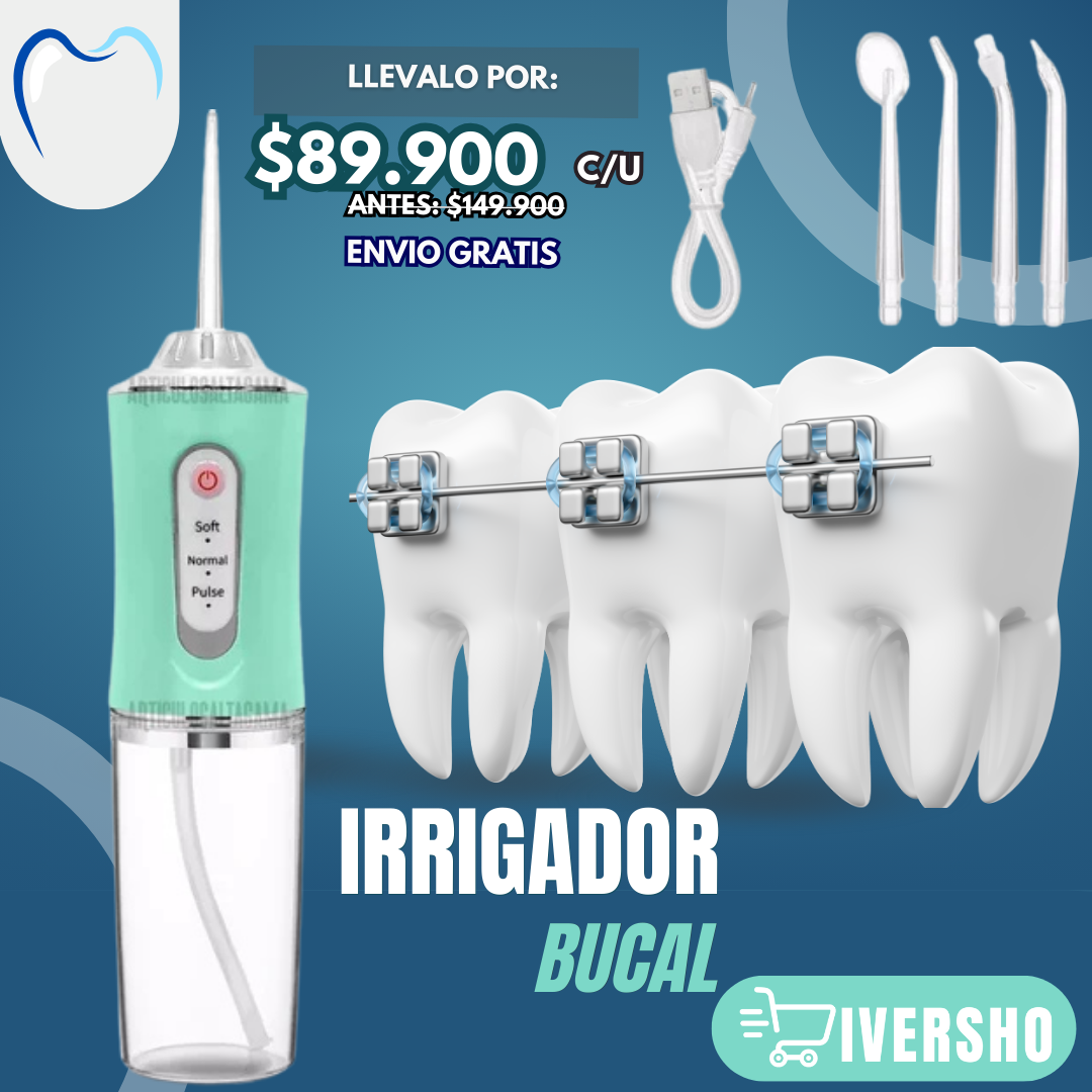 Irrigador bucal Recargable 3 Mod