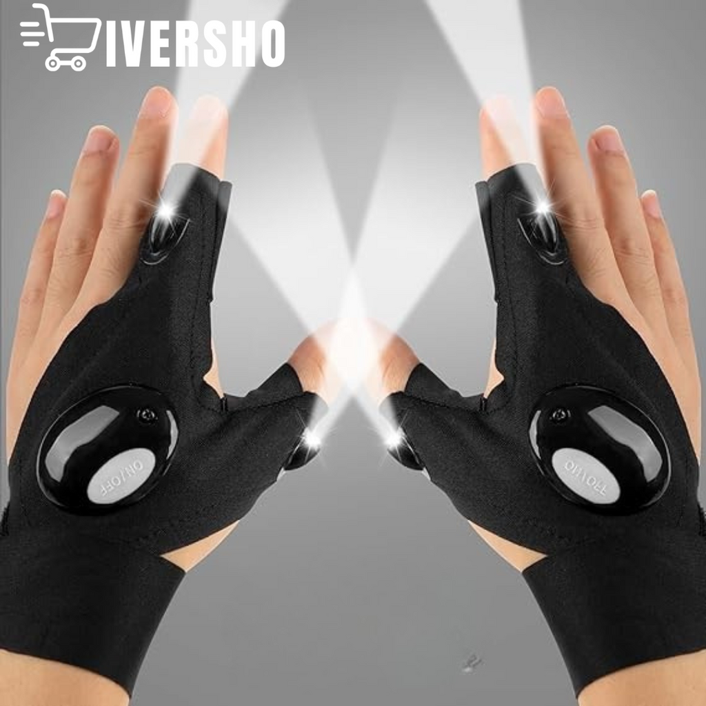 Guante linterna LED impermeable