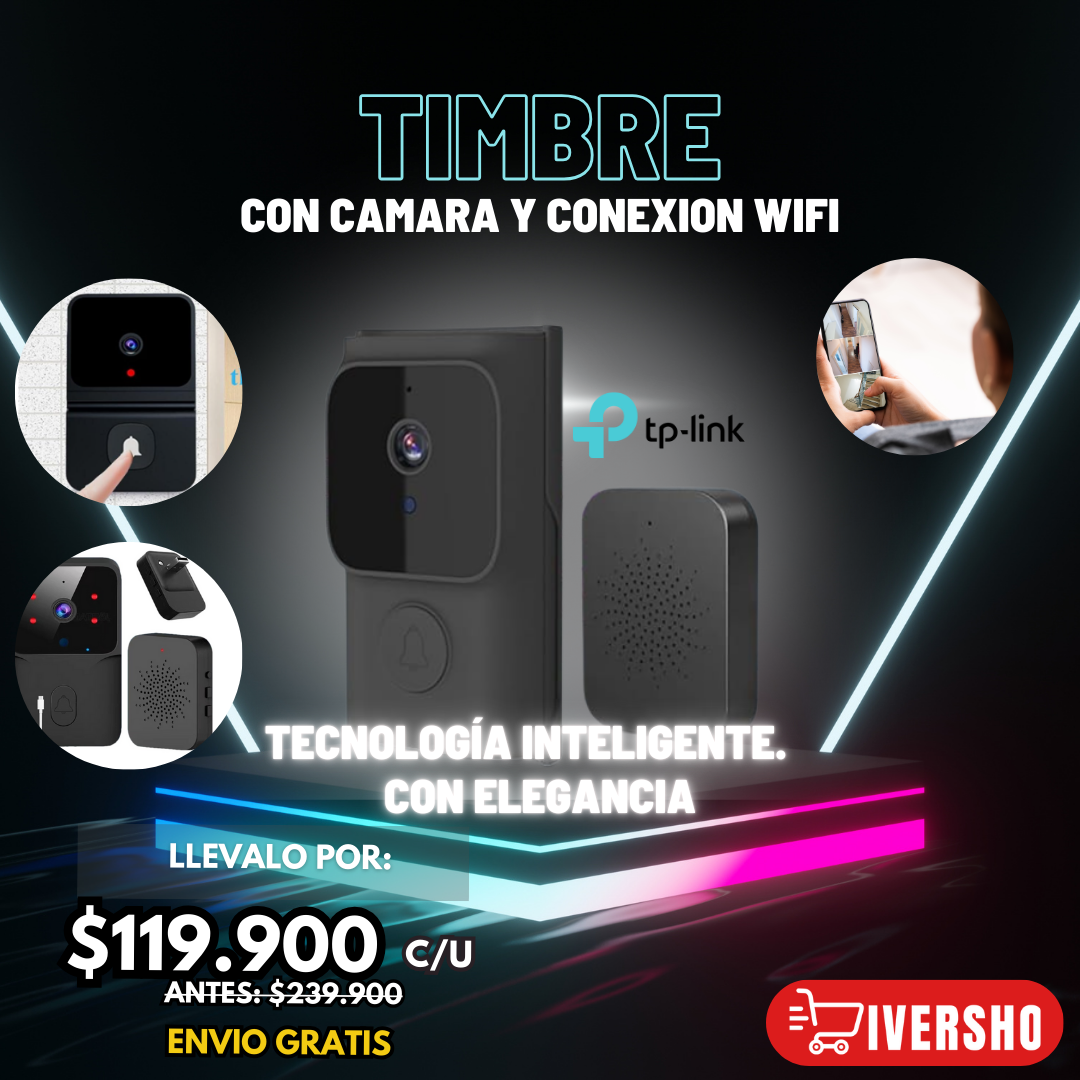 Timbre  Con Cámara Inalámbrico