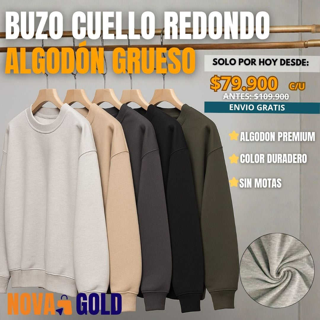 BUZO CUELLO REDONDO UNIDAD