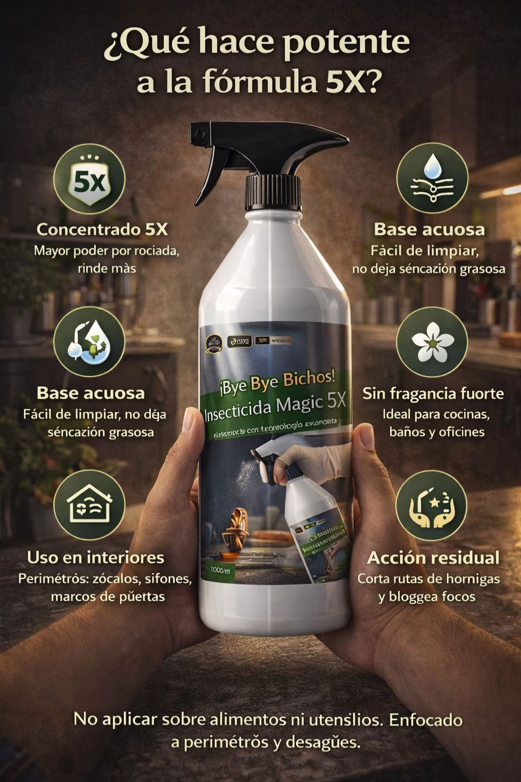 Bye Bye Bichos|Importado de alemania ®|