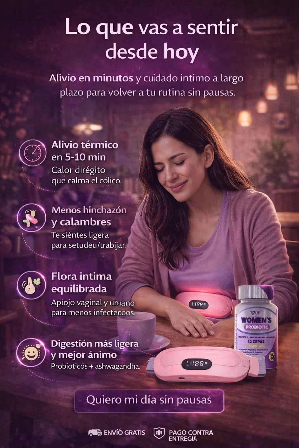 COMBO |VILWOMEN COLICOS®|+Cinturon de colicos