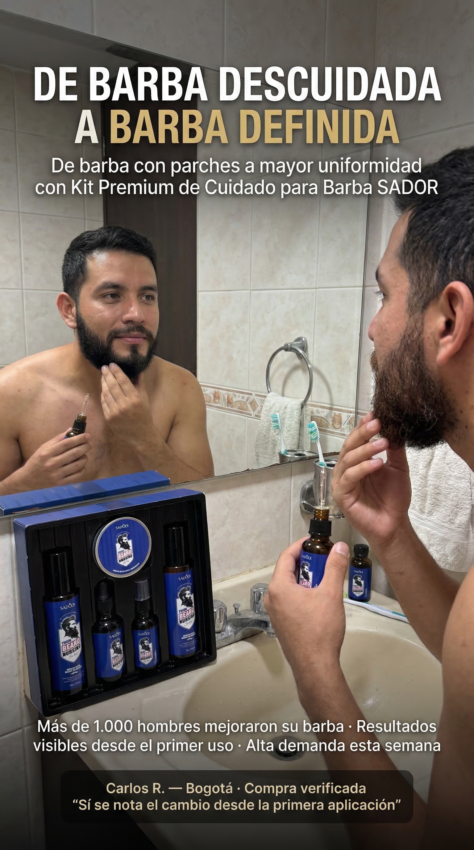 Kit sadoer®️ cuidado de la barba